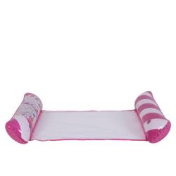 HAMAK MATERAC POMPOWANY BASENOWY DO PŁYWANIA SIATECZKOWY PINKY 120x72 CM PINKY
