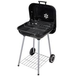 GRILL OGRODOWY WĘGLOWY Z POKRYWĄ VL05 CZARNY VL05-BLACK