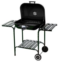 GRILL OGRODOWY WĘGLOWY Z POKRYWĄ VL02 CZARNY VL02-BLACK