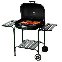 GRILL OGRODOWY WĘGLOWY Z POKRYWĄ VL02 CZARNY VL02-BLACK