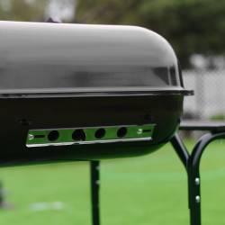 GRILL OGRODOWY WĘGLOWY Z POKRYWĄ VL02 CZARNY VL02-BLACK