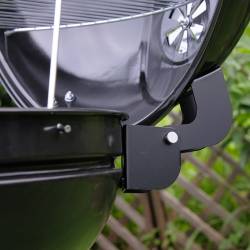 GRILL OGRODOWY WĘGLOWY Z POKRYWĄ OKRĄGŁY VL04 CZARNY VL04-BLACK
