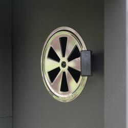 GRILL OGRODOWY WĘGLOWY Z POKRYWĄ I PÓŁKAMI VL14 SZARY VL14-GREY