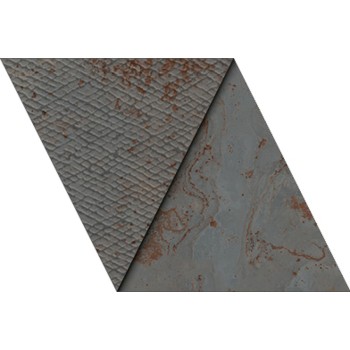 Płytka gresowa APAVISA ZINC BLACK DECOR RAMP 29,26X29,28 cm