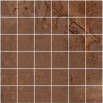 Płytka gresowa APAVISA ZINC COPPER NAT MOS 5X5 29,75X29,75 cm