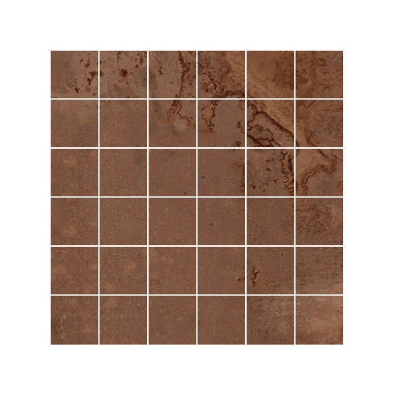 Płytka gresowa APAVISA ZINC COPPER NAT MOS 5X5 29,75X29,75 cm
