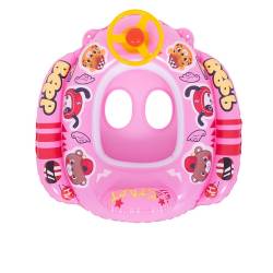 FOTELIK KOŁO POMPOWANE DO PŁYWANIA DLA DZIECI WHEELY-PINK 73x75 CM WHEELY-PINK