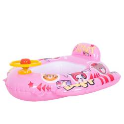FOTELIK KOŁO POMPOWANE DO PŁYWANIA DLA DZIECI WHEELY-PINK 73x75 CM WHEELY-PINK