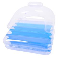 FOTEL MATERAC POMPOWANY DO PŁYWANIA SIESTA-BLUE 2w1 180x79 CM SIESTA-BLUE