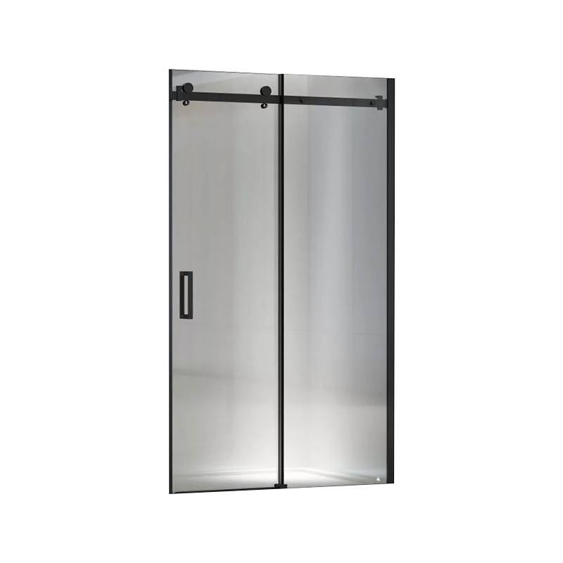 DRZWI PRYSZNICOWE ZBB-1506 CZARNE 145-150 CM 6 MM ZBB-1506