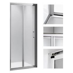 DRZWI PRYSZNICOWE SH09D CHROM 110 CM 6 MM SH09D-110