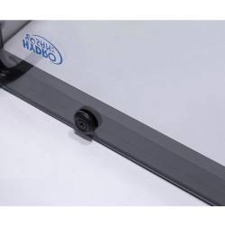 DRZWI PRYSZNICOWE UCHYLNE SH08D DO WNĘKI CZARNE 110 CM 6 MM SH08D-BL-110