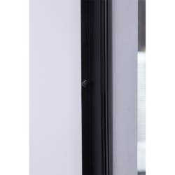 DRZWI PRYSZNICOWE UCHYLNE SH08C DO WNĘKI CZARNE 100 CM 6 MM SH08C-BL-100