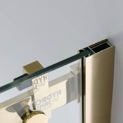 DRZWI PRYSZNICOWE SH03D ZŁOTE 115-120 CM 8 MM SH03D-GL-120