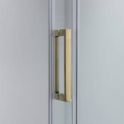 DRZWI PRYSZNICOWE SH03D ZŁOTE 115-120 CM 8 MM SH03D-GL-120