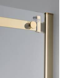 DRZWI PRYSZNICOWE SH03C ZŁOTE 105-110 CM 8 MM SH03C-GL-110