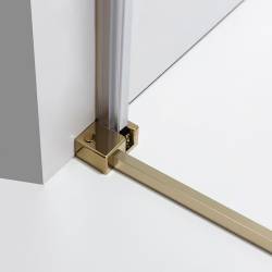 DRZWI PRYSZNICOWE SH03B ZŁOTE 95-100 CM 8 MM SH03B-GL-100