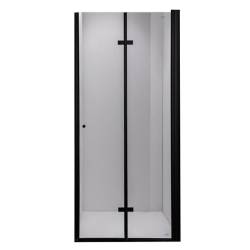 DRZWI PRYSZNICOWE SH01E CZARNE 120 CM 6 MM SH01E-BL-120