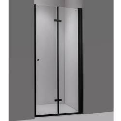 DRZWI PRYSZNICOWE SH01E CZARNE 120 CM 6 MM SH01E-BL-120
