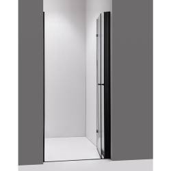 DRZWI PRYSZNICOWE SH01E CZARNE 120 CM 6 MM SH01E-BL-120