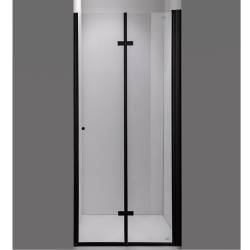 DRZWI PRYSZNICOWE SH01B CZARNE 90 CM 6 MM SH01B-BL-90