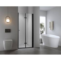 DRZWI PRYSZNICOWE SH01B CZARNE 90 CM 6 MM SH01B-BL-90