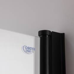 DRZWI PRYSZNICOWE SH01B CZARNE 90 CM 6 MM SH01B-BL-90