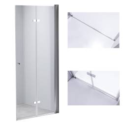 DRZWI PRYSZNICOWE SH01A CHROM 80 CM 6 MM SH01A-80