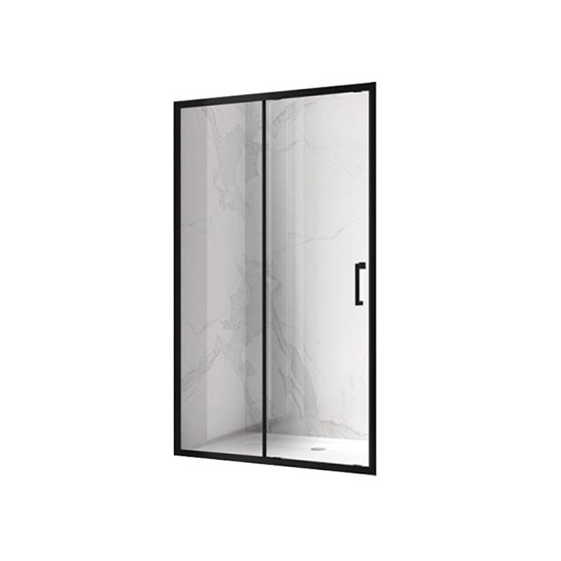 DRZWI PRYSZNICOWE KZ14D CZARNE 125-130 CM 6 MM KZ14D-BL-130