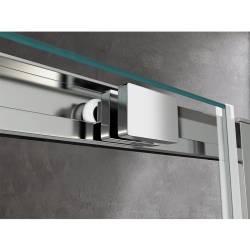 DRZWI PRYSZNICOWE KZ14C CHROM 115-120 CM 6 MM KZ14C-120