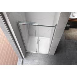 DRZWI PRYSZNICOWE KZ09E CHROM 135-140 CM 8 MM KZ09E-140