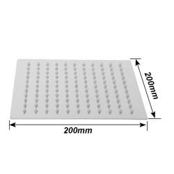 DESZCZOWNICA PRYSZNICOWA SLIM R01A CHROM 20x20 CM R01A