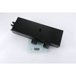 Bateria prysznicowa natynkowa F10BL LCD czarna F10-BL
