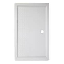 BRODZIK PRYSZNICOWY PROSTOKĄTNY WYSOKI SXL03F BIAŁY 130x80 CM SXL03F-WH-130X80