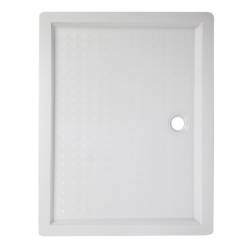 BRODZIK PRYSZNICOWY PROSTOKĄTNY WYSOKI SXL03B BIAŁY 90x80 CM SXL03B-WH-90X80