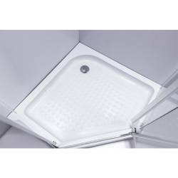 BRODZIK PRYSZNICOWY PIĘCIOKĄTNY WYSOKI SXL07C BIAŁY 100x100 CM SXL07C-WH-100