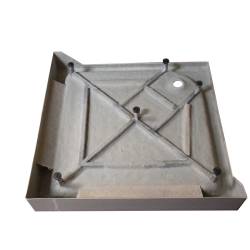 BRODZIK PRYSZNICOWY KWADRATOWY WYSOKI SXL05A BIAŁY 70x70 CM SXL05A-WH-70