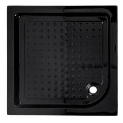 BRODZIK PRYSZNICOWY KWADRATOWY WYSOKI SXL02C CZARNY 100x100 CM SXL02C-BL-100