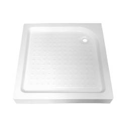BRODZIK PRYSZNICOWY KWADRATOWY WYSOKI SXL02B BIAŁY 90x90 CM SXL02B-WH-90