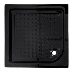 BRODZIK PRYSZNICOWY KWADRATOWY WYSOKI SXL02A CZARNY 80x80 CM SXL02A-BL-80