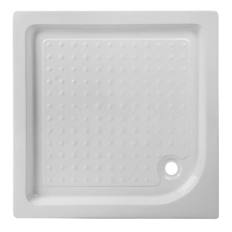 BRODZIK PRYSZNICOWY KWADRATOWY WYSOKI SXL02A BIAŁY 80x80 CM SXL02A-WH-80