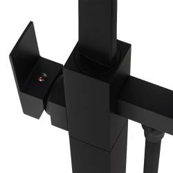 BATERIA WANNOWA WOLNOSTOJĄCA ŁAZIENKOWA PODŁOGOWA STOJĄCA CZARNA F2037B-BL