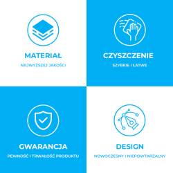 BATERIA WANNOWA WOLNOSTOJĄCA PODŁOGOWA ŁAZIENKOWA STOJĄCA CHROM F2037A