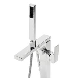 BATERIA WANNOWA WOLNOSTOJĄCA ŁAZIENKOWA PODŁOGOWA STOJĄCA CHROM F1532A