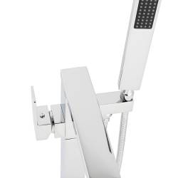 BATERIA WANNOWA WOLNOSTOJĄCA ŁAZIENKOWA PODŁOGOWA STOJĄCA CHROM F1532A