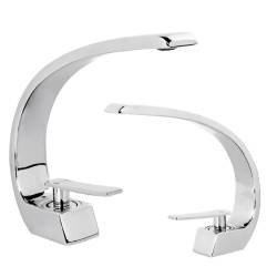 BATERIA ŁAZIENKOWA UMYWALKOWA FSM014A CHROM F014A