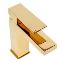 BATERIA ŁAZIENKOWA UMYWALKOWA F211C ZŁOTA F211C-GL