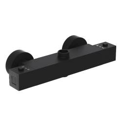 BATERIA PRYSZNICOWA Z TERMOSTATEM ŚCIENNA ŁAZIENKOWA T207B-BL CZARNA T207B-BL