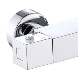 BATERIA PRYSZNICOWA Z TERMOSTATEM ŚCIENNA ŁAZIENKOWA T207A CHROM T207A