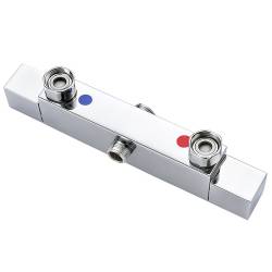 BATERIA PRYSZNICOWA Z TERMOSTATEM ŚCIENNA ŁAZIENKOWA T207A CHROM T207A